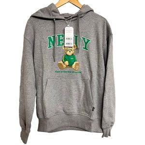 New Nerdy Clever Neddy‎ Pull Over Hoodie Sweater